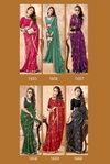 Komalika Vol 6 By Vallabhi Moss Georgette Bandhani Printed Online Saree Wholesale
